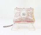 Art Nouveau Sterling Silver Purse With Chain Handle