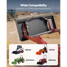 1 2  Skid Steer Mount Plate 45  Universal Quick Attach Skid Steer Loader Plate