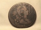 1798 Draped Bust Large Cent  Style 2 Hair S-180 R5 