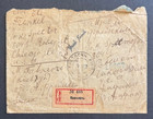 Atoz  1922 Pavoloch Kiev Ukraine Registered To Usa Stamps On Back Hyperinflation