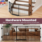 29 4-78  Extra Wide Baby Gate  Long Dog Gates Indoor For Doorways Stairs  Ess   