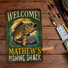 Personalized Fishing Sign Shack Man Cave Lake House Decor Gift Bass 108122002074