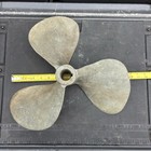 Authentic Vintage 16    Brass Boat 3-blade Propeller Nautical Maritime Decor