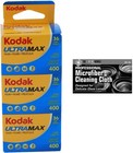 Kodak Gc ultramax 400 Color Negative Film 35mm Roll Film  36 Exposures  3-pac   