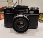 Vintage Zeiss Ikon Camera Contaflex S Tessar Lens  2 8 50 W case