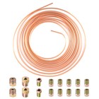 Copper Nickel Brake Line Tubing Kit 3 16 Od 25 Ft Coil Roll All Size Fittings Us