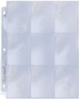 100 Ultra Pro Silver 9-pocket Card Pages Sheets Binder Baseball Sport Box Coupon