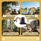 3 Ton Mini Excavator Kubota Diesel Engine W  Hydraulic Pilot System   Cfg 35uf