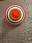 Led Light Up Music Spinning Top Toy Press Rotating Gyro Scope Kids 1pc Used G  C