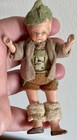 Antq German Bisque Doll Dollhouse Mini Hertwig   Carl Horn  4    Dressed Jtd Boy  