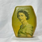 1953 Horner s Boy Blue Toffee Tin H m  Queen Elizabeth Ii Coronation Souvenir