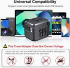 Universal  International Travel Plug  4 Usb Power Adapter Type C Worldwide 3 4a