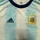 Rare Argentina 2019-2020 Home National Football Team Jersey Size M Adidas Boys