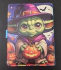 Halloween Baby Yoda Pumpkin 6-ring Planner Organizer Binder W  Strap  Women