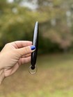 Black Stained Oak Wooden Kubaton  kubotan  Key Chain Ring Handmade New