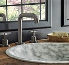 Brizo Litze  Widespread Lavatory Faucet - Less Handles - Luxe Steel 65335lfsllhp