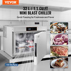 Commercial Blast Freezer 4 Trays Blast Chiller For Seafood Ice Cream Gelato 32l