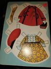 Vintage 1960s Betty Paper Doll Book Uncut Punch Out Press Out Paper Toy 1968