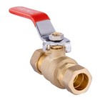 10 Pcs 1 2 Inch Compression Full Port 600wog Brass Ball Valve  Lead Free