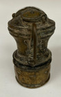 Antique Brass Auto-lite Miners Lamp  Made In Usa