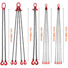 Vevor Chain Sling 5 16  3 8  1 4  G80 Lifting Chain 5  10  W  Grab Hooks