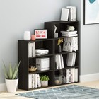 Furinno Pasir 4-tier Bookshelf Espresso Open Shelf Bookcase 9 4x23 6x41 7 