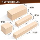 26pcs Basswood Carving Blocks Kit     4 Sizes Soft Wood For Whittling