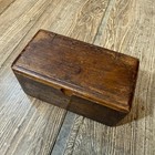Antique Singer Sewing Machine 1800s Oak Puzzle Box W  Contents
