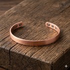 Pure Copper Magnetic Dome Bracelet Arthritis Pain Therapy Men Women Cuff