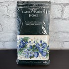 Vintage Laura Ashley Wallpaper Border Bramble White Blue Floral 15 Yards New