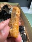 Natural Honey Orange Mineral Specimen Possible Calcite Aragonite Estate Find 2 9