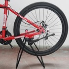 Bike Stand Foldable Bicycle Repair Rack Wheel Hub Parking Storage Black New