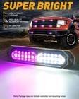  Emergency Strobe Grille Lights 8pcs 12 Led Sync Safety Warning Flashing Light U