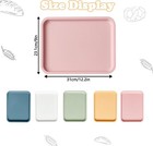 Puzzle Sorting Trays - 12 2 x9 4  Durable Opaque Organizer Trays  6-color Set  T