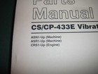 Cat Caterpillar Cs-433e Cp-433e Vibratory Compactor Parts Manual S n Asn Asr