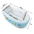 Baby Inflatable Bathtub  Portable Travel Baby Infant Bath Tub Toddler Bathtub   