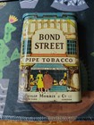 Vintage Bond Street Pocket Pipe Tobacco Tin - Philip Morris   Co