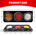 2 Pcs Led Truck Trailer Tail Lights With Iron Bracket Base 12v-24v Round Led 