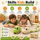 Brige Rc Snake Toy 8 Magnetic Blocks Remote Control Rechargeable Kids Game
