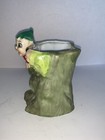 Vintage Acme China Norcrest Japan Pixie Elf Enchanted Tree Planter Whimsical