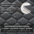 Elantrip 2pcs Front Car Seat Covers Leather Water Proof Seat Protector Universal