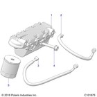 Polaris Oil Cooler Assembly  Genuine Oem Part 2521760  Qty 1