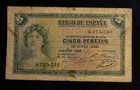   Usa     Spain  Banknote   5 Pesetas   Year   1935  
