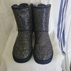 Women s Ugg Australia Size 9 Navy Bailey Bow Glitter Leopard Boots