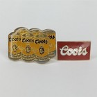Vintage 1980s Coors Beer Enamel Pin Set Of 2 New Arrival
