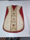 Antique Hand Embroidered Chasuble