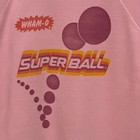 Vintage Pink Sweatshirt Wham-o Superball Logo