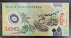 2007 Papua New Guinea 50 Kina Polymer Prefix Aa Unc