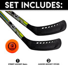 Hockey Set -includes 2 Street Hockey Sticks And 1street Hockey Ball Set For Kid