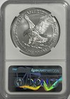 2022 W  1 Ngc Ms70 Fdoi First Day Of Issue Burnished Silver American Eagle 1st